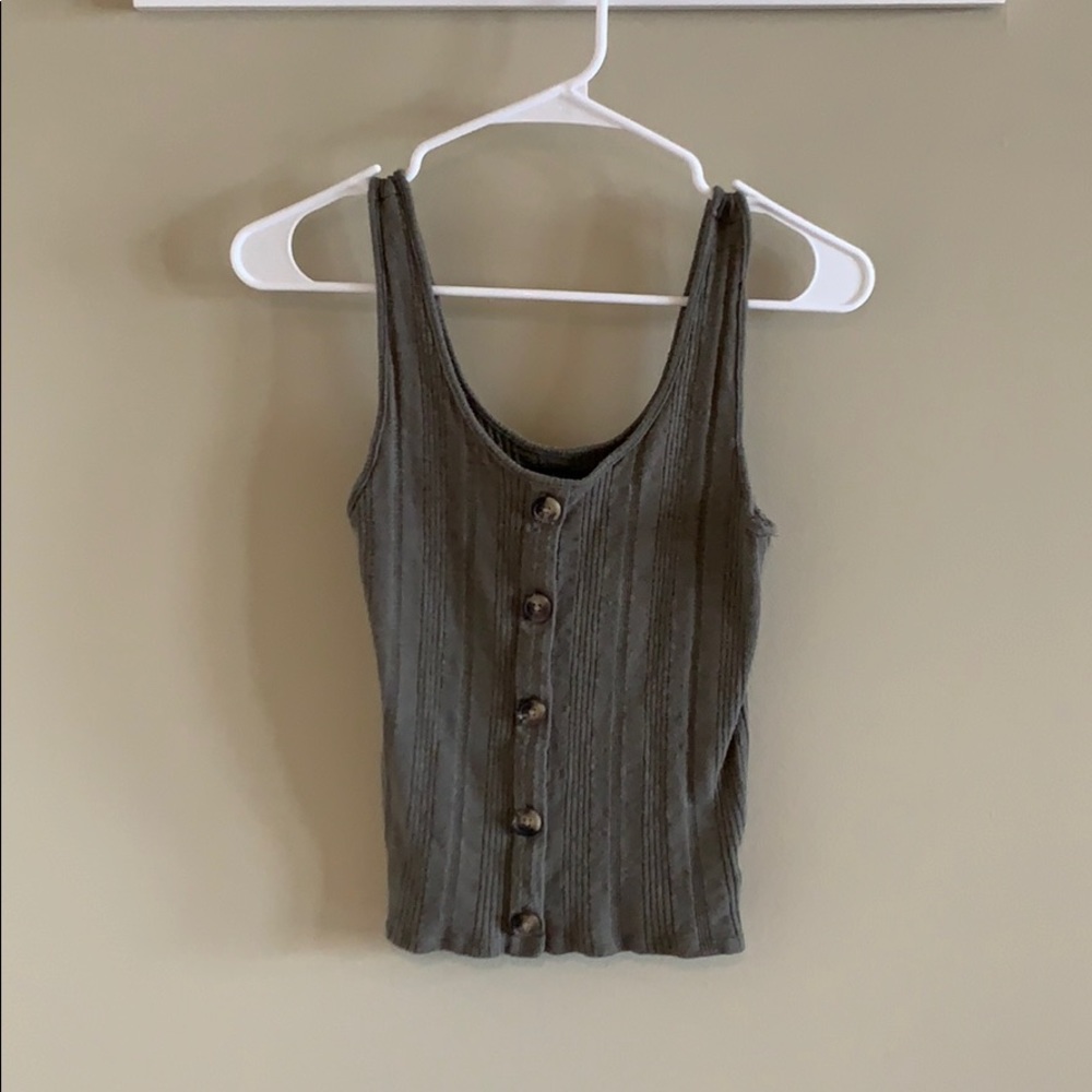 Green American Eagle Tank Top
